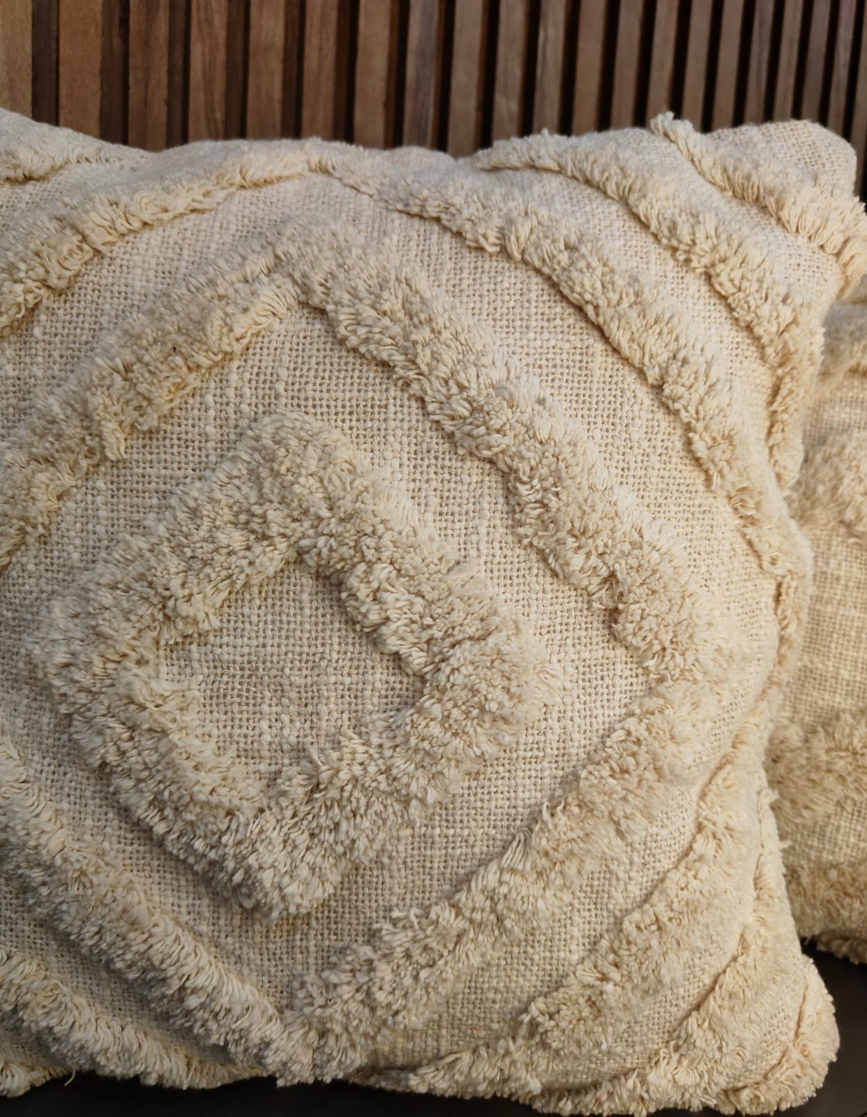 Ivory Ridge – Tufted Textured Cushion Covers (2 pcs)