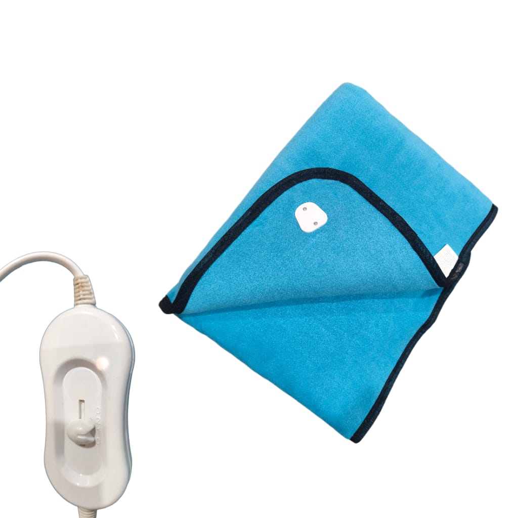 Single Electric Blanket (Under) Ideal for Heavy Winter — Manual 3-Level Heat Control (Off–Medium–High)