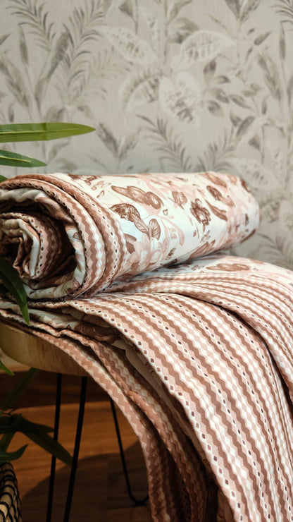 Blush Bloom – Super Soft AC Dohar (King Size)