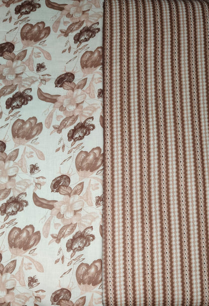 Blush Bloom – Super Soft AC Dohar (King Size)