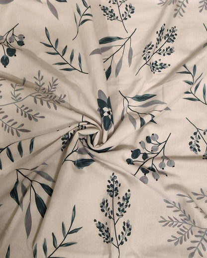 Botanica Mist Reversible Dohar – White & Vintage Teal