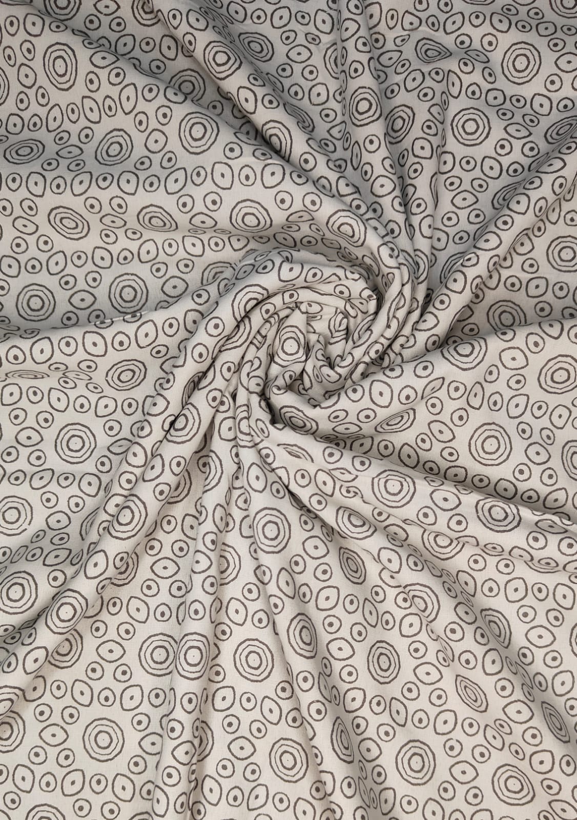 Charcoal Charm Reversible Dohar – Grey & Ivory