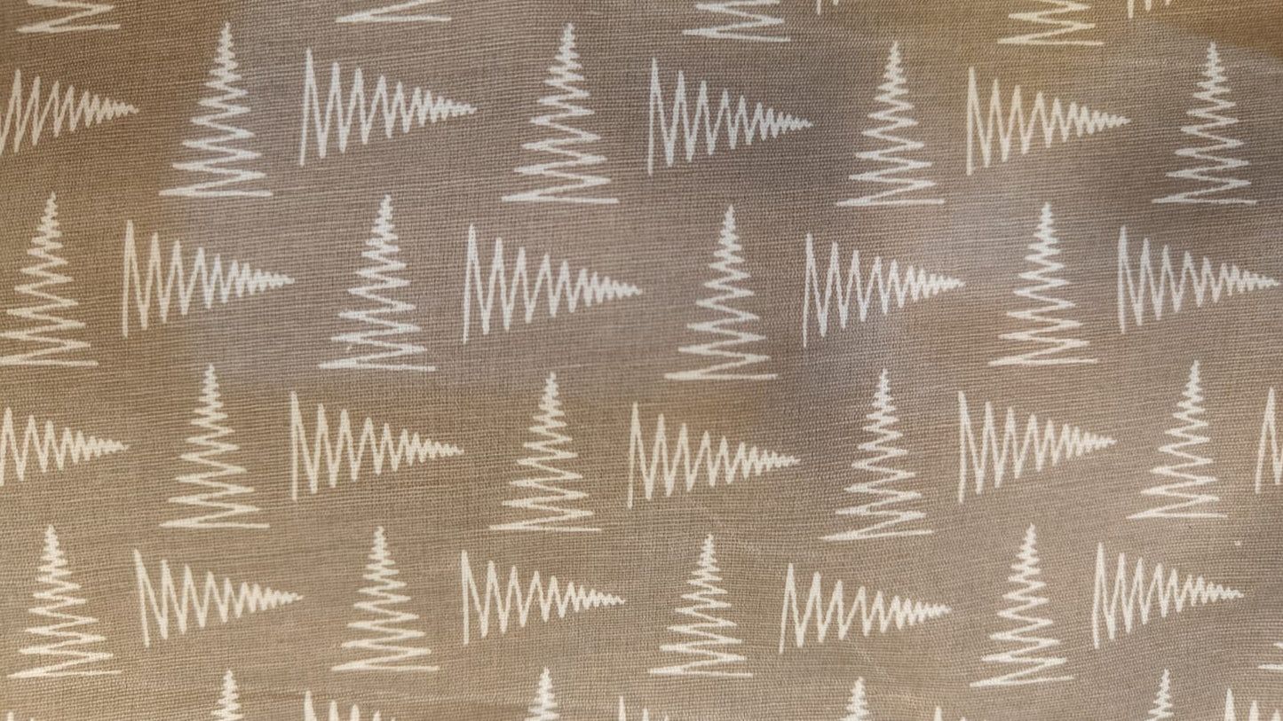 Taupe Grove Reversible Dohar – Taupe & Ivory | 100% Cotton