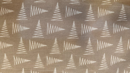 Taupe Grove Reversible Dohar – Taupe & Ivory | 100% Cotton