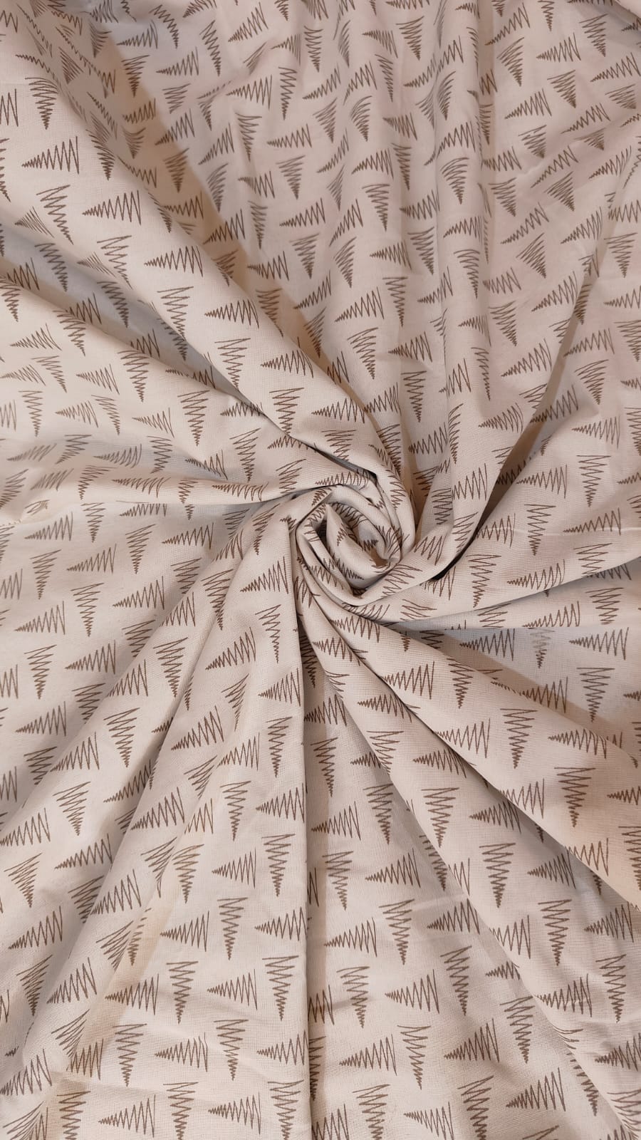 Taupe Grove Reversible Dohar – Taupe & Ivory | 100% Cotton
