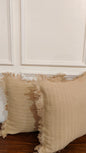 Sable Tufted Fringe Cushion (Set Of 2)
