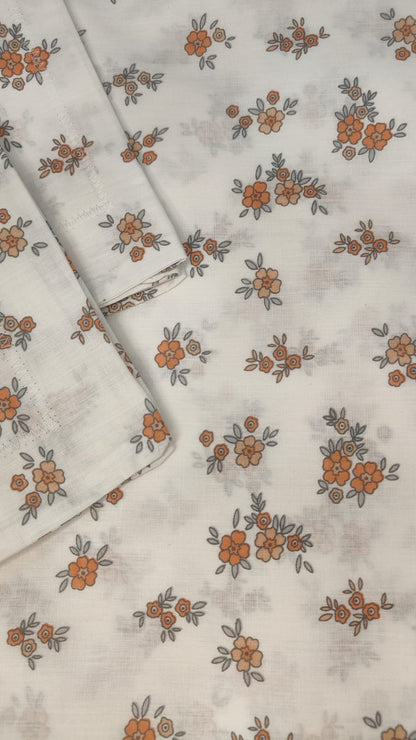 Amber Bloom – 300 TC Pure Cotton Bedsheet Set