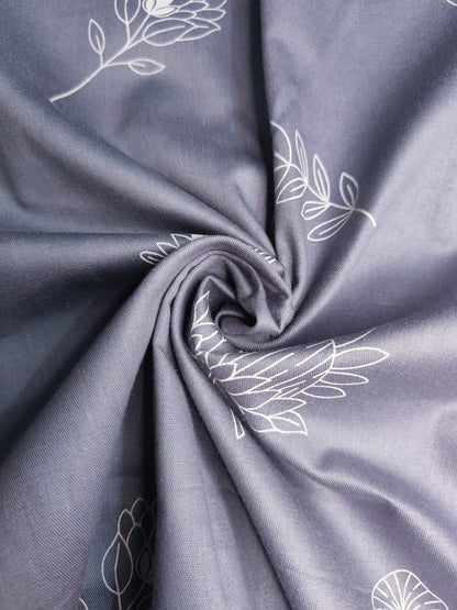 Lavender Bloom – 210 TC Pure Cotton Bedsheet Set