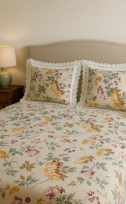 Wild Marigold – Lace Bedsheet Set (108×108")