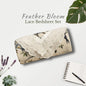 Feather Bloom – Lace Bedsheet Set (108×108")