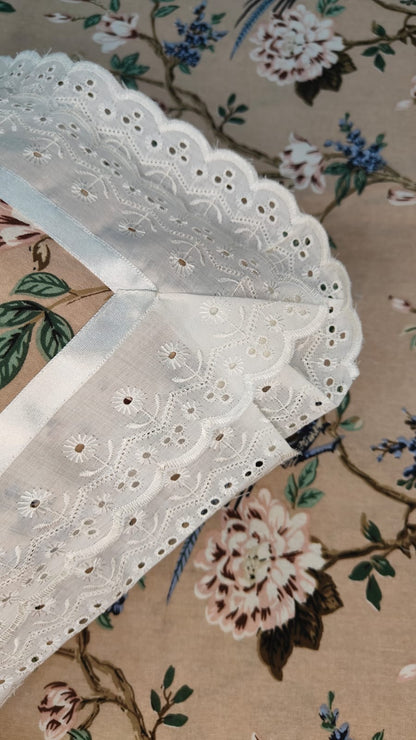 Lilac Perch – Lace Bedsheet Set (108×108")