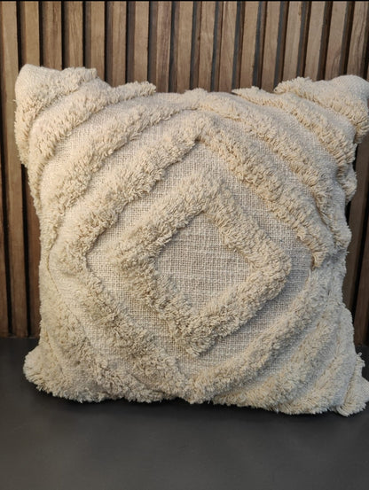 Ivory Ridge – Tufted Textured Cushion Covers (2 pcs)