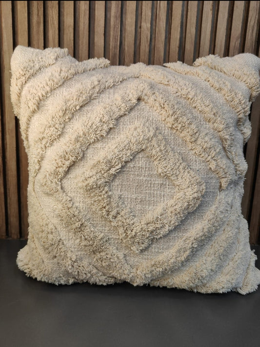 Ivory Ridge – Tufted Textured Cushion Covers (2 pcs)