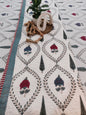 Block Print 4-Piece Bedding Set with Quilted Comforter – Super King