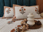 Pure Cotton Quilted King Size Bedcover with Quilted Pillow Covers – Floral Motif