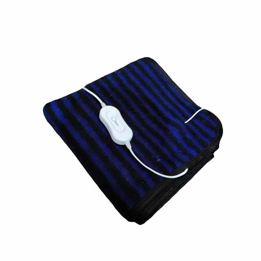 Single Electric Blanket Ideal for Heavy Winter ( Wool) - Manual 3-Level Heat Control (Off–Medium–High)